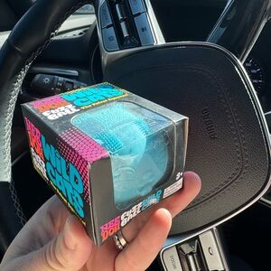 NEE DOH Cuzz Ball - Bright Turquoise Stress Toy